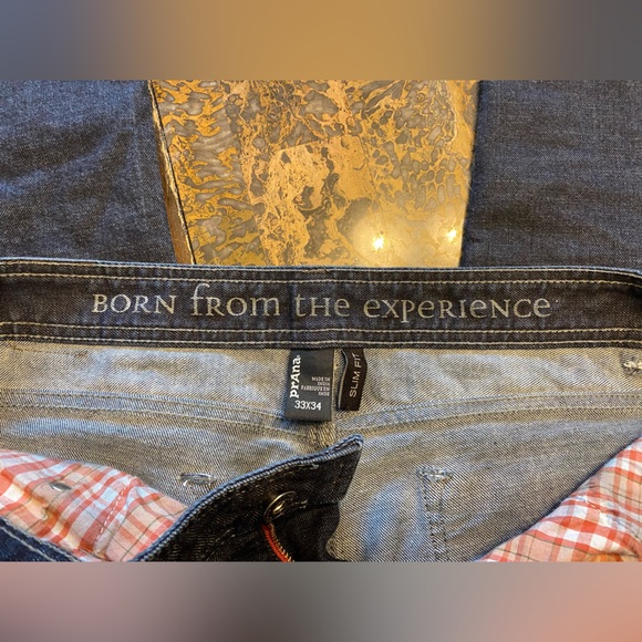 Prana Breathe Mens Slim Jeans 33x32 - Picture 5 of 10